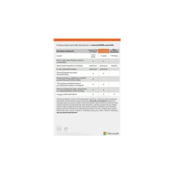 Software Microsoft 365 Personal ENG (1rok)