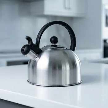 Konvice na čaj Nerezová konvice na vaření vody s píšťalkou DAILY SATIN 2,5 l