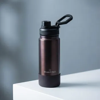 Láhev Bidon / Termoska z nerezové oceli STARKE PRO LUNGO 0,6 l