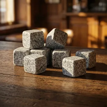 Tvořítko na led Chladící kamenné kostky do nápojů a whisky KONIGHOFFER PIETRE 9 ks