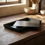 DE BUYER Pour 35 x 10 cm - obdélníková, ocelová, koláčová forma na pečení s odnímatelným dnem