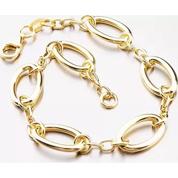 Náramek Pozlacený náramek - stříbro 925 B1903423-1132-SLX délka 19 cm