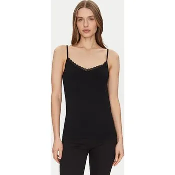 Triumph Top Feel Of Cotton 10224994 Černá Slim Fit 44