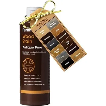 Zahradní dekorace Nábytkové lazury na dřevo (antique borovice) – rychle schnoucí, vysoká koncentrace, snadná aplikace