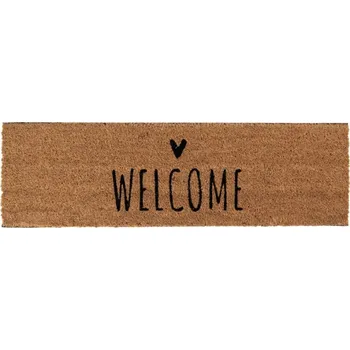 Rohožka Podlouhlá rohožka se srdcem a nápisem B Clayre & Eef