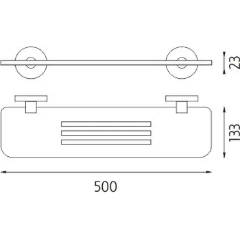 Nimco Polica Nimco, 50 cm UN X350-26