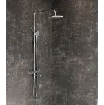 Ravak DS 092.00CR Sprchový sloup netermostatický, posuvný, s výtokem a sprchovým setem, chrom