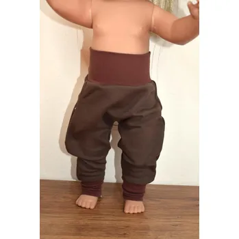 Doplněk pro panenku Tepláky Hnědé