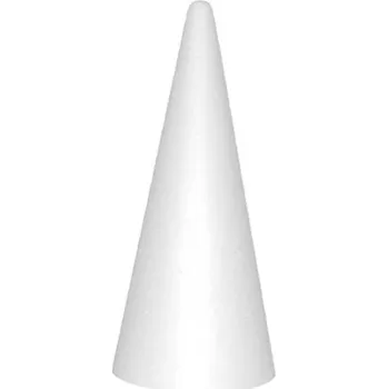 Vánoční dekorace Špic polystyrénový 24 cm, průměr 9,5cm