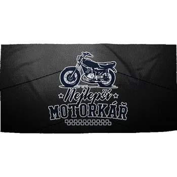 Osuška Sablio Ručník Nejlepší motorkář - 30x50 cm