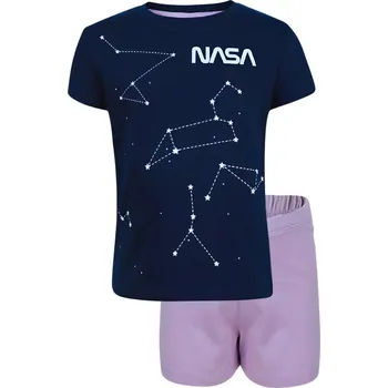 Chlapecké pyžamo PYŽAMO NASA Erve 39229 girl tm. modro - fialové Velikost: 110-116