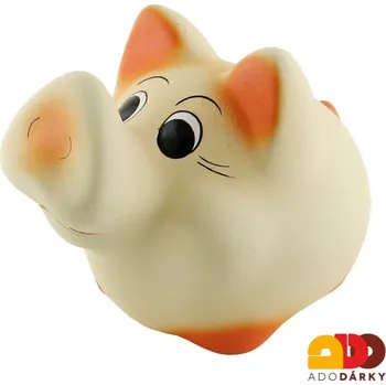 Pokladnička Pokladnička prase světle žluté 22 cm (Prase velký rypák)