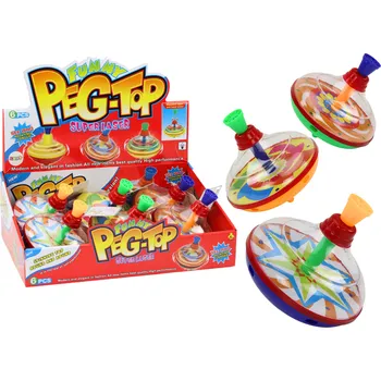 Mamido Tradiční rotující káča pro děti 15 cm x 14 cm, 3 vzory