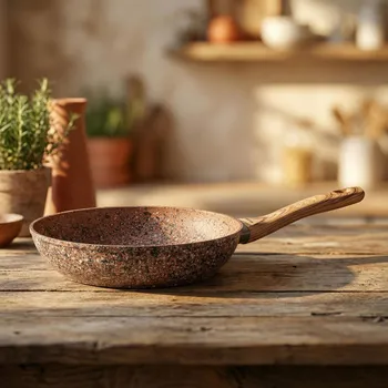 Pánev Gránitová nepřilnavá pánev KONIGHOFFER BROWN ROCK 24 cm