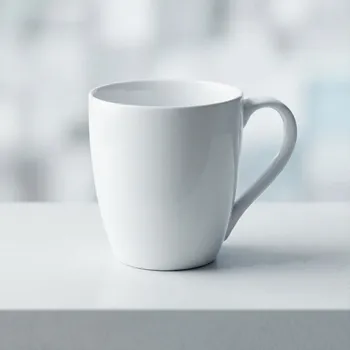 Porcelánový hrnek s uchem Tadar 350 ml bílý