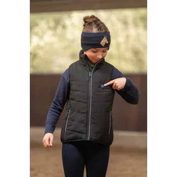 Jezdectví Dětská vyhřívaná vesta HKM - Cuddle- Style 164