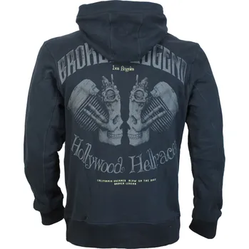 Pánská mikina Pánská mikina Yakuza Premium s kapucí BL210 dark blue velikost: 3XL