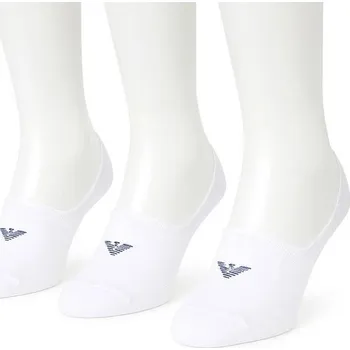 Pánské ponožky Emporio Armani mikrofleece ponožky Calza bavlna bílá 3-Pack 39-42