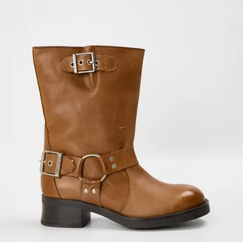 Dámské kozačky Kozačky Steve Madden Tan Lthr 3276190 7 (40)