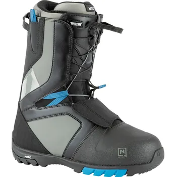 Boty na snowboard boty NITRO AGENT TLS black-charcoal Velikost: 250