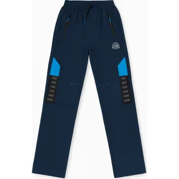 xcena Tepláky softshellové tmavě modré s kapsami Velikost: 152