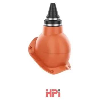 Anténní prostup SET - nízký profil - pro plechové tvarované krytiny cihlově červená