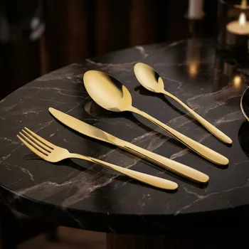 Příbor Sada příborů pro 6 osob z nerezové oceli TADAR LEROS 24 ks.