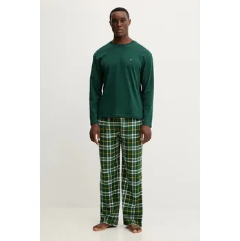 Dámské pyžamo Pyžamo Tommy Hilfiger UM0UM03657 zelená 79X, vel. L