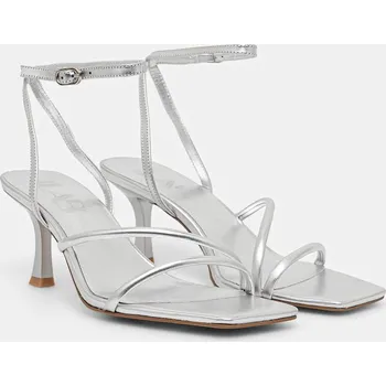 Dámské sandále Kožené sandály Answear.LAB V1562.653.2 stříbrná SLV, EUR 39