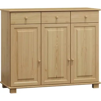 Ložnice ImportWorld Komoda Svatopluk - v100 x š118 x h42 cm (Barva dřeva: Šedá)