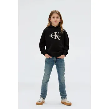 Oblečení a móda Dětské rifle Calvin Klein Jeans SLIM IB0IB02189.128.170.9BYA modrá 50X, vel. 140