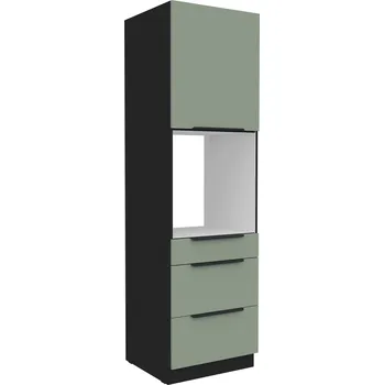 Kuchyňská skříňka Stolarz-Lempert Kuchyňská skříňka Aria SA-BL - 60 DPS-210 3S 1F sloupek se zabudovanou troubou, šuplíkový PREMIUM BOX