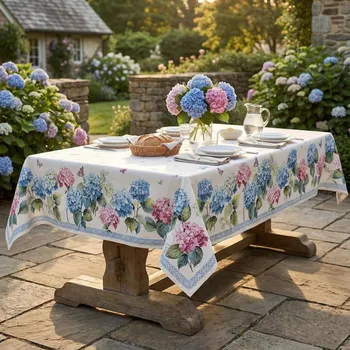 ubrus Ubrus s hortenziemi ZOE 137×220 cm