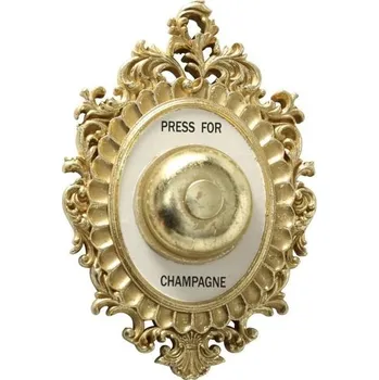 Zahradní dekorace Boltze nástěnný objekt zvonek šampaňského (dekorativní cedule pro milovníky šampaňského, nápad na