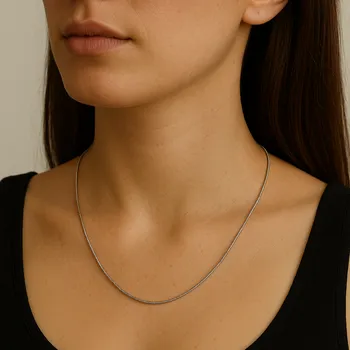 Řetízek Ocelový řetízek strunka 1,5 mm Steel - 50