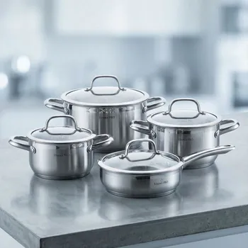 Sada nádobí Sada nerezových hrnců STARKE PRO Avanguard, 4 ks.