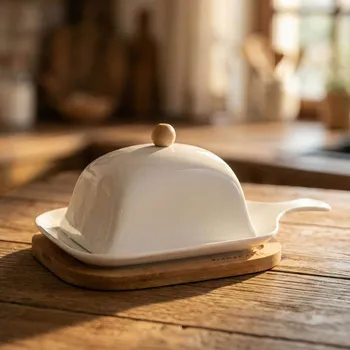 Porcelánová máslenka s podšálkem KONIGHOFFER CERAMIC