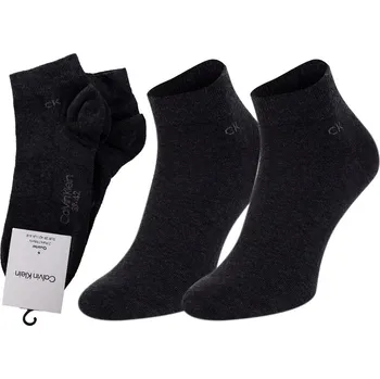 Pánské oblečení CALVIN KLEIN PONOŽKY 2 PÁRY DARK GREY 701218706 005 Velikost: 39-42