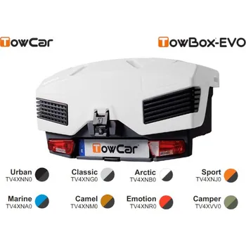 Přepravní box na tažné zařízení TowBox EVO