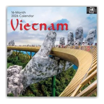 Diář Vietnam 2026 - 16-Monatskalender (EN)