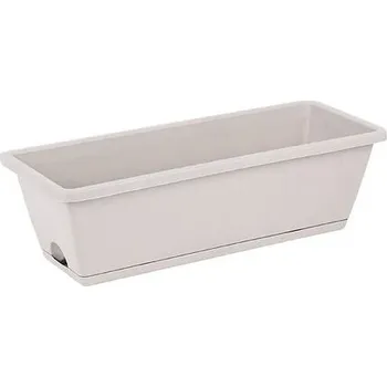 Truhlík Merco Flora truhlík s podmiskou světle šedá balení 1 ks