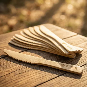 Kuchyňský nůž Bambusové dřevěné nože Tadar sada 50 kusů
