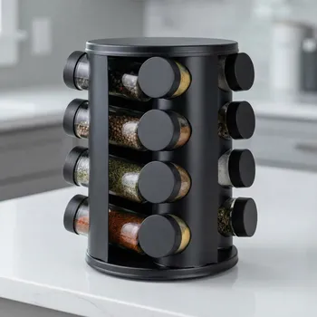 Dóza na potraviny Sada kořenek Konighoffer Favaro 16 kusů černá