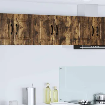 Organizace kuchyně vidaXL Kuchyňská skříň s policí 2 pcs Kouřový dub 30 x 31 x 40 cm