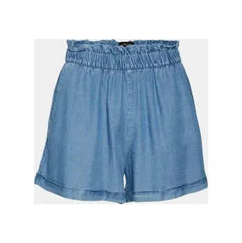 Vero Moda Šortky z materiálu Harper 10283731 Modrá Regular Fit S