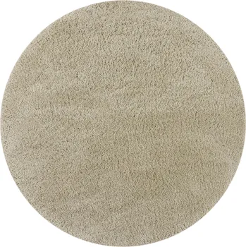 Koberec Flair Rugs Kusový koberec Shaggy Teddy Natural kruh Rozměry koberců: 133x133 (průměr) kruh