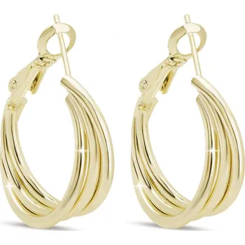 Náušnice Ellami DUBAI 3301 Kruhové pozlacené náušnice Ellami