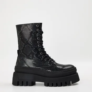 Dámské kozačky Boty Steve Madden Black Snake 8741354 5 (38)