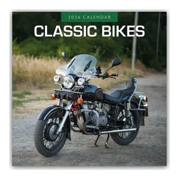 Diář Classic Bikes - Klassische Motorräder 2026 - 16-Monatskalender (EN)