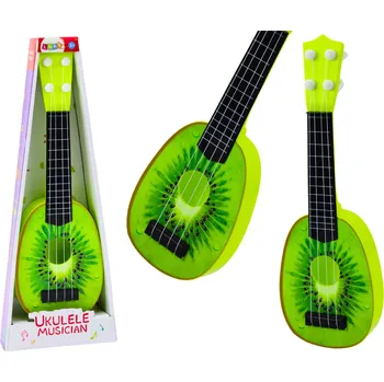 Hudební nástroj pro děti Mamido Dětské ukulele kiwi 15"